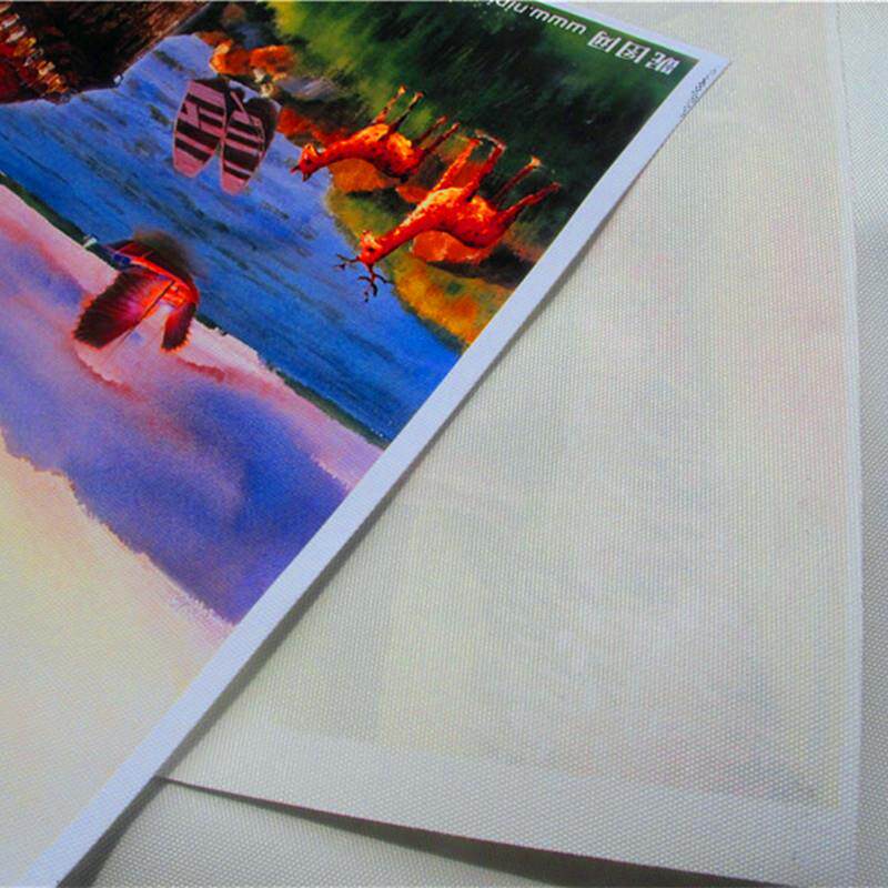 0.914*30m室内化纤亚光防水油画布无框画影楼挂画喷墨白底绷