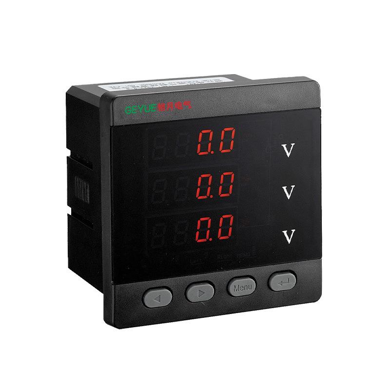 GY194U-K4系列LED数显三相电压表 电压测量表 伏特表
