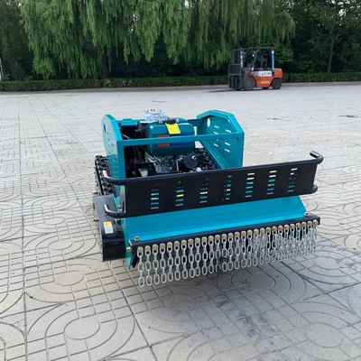 新款四冲遥控履带割草机 果园除草机农用果园农场除草碎草机