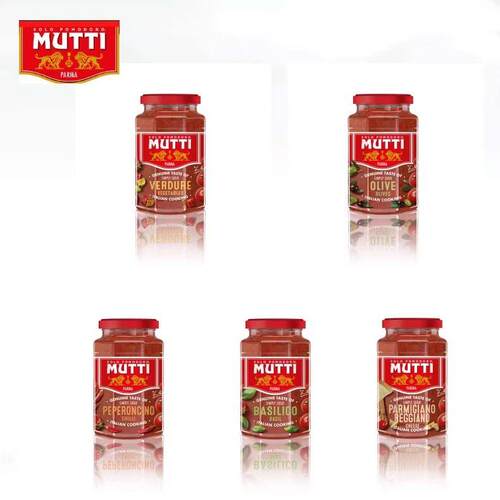 Mutti意面酱 意大利罗勒/ 奶酪番茄香辣番茄酱 Pasta Sauce番茄泥