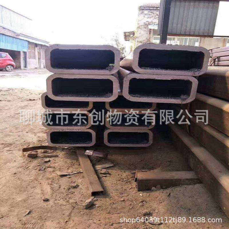 Q345B合金方管切割 钢结构立柱用无缝厚壁矩形管 镀锌方矩管