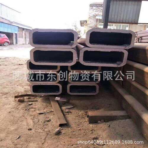 Q345B合金方管切割 钢结构立柱用无缝厚壁矩形管 镀锌方矩管