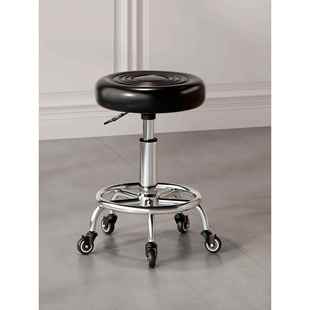 吧台椅家用转椅旋转升降凳子高脚凳吧台凳子靠背酒吧椅美容院圆凳