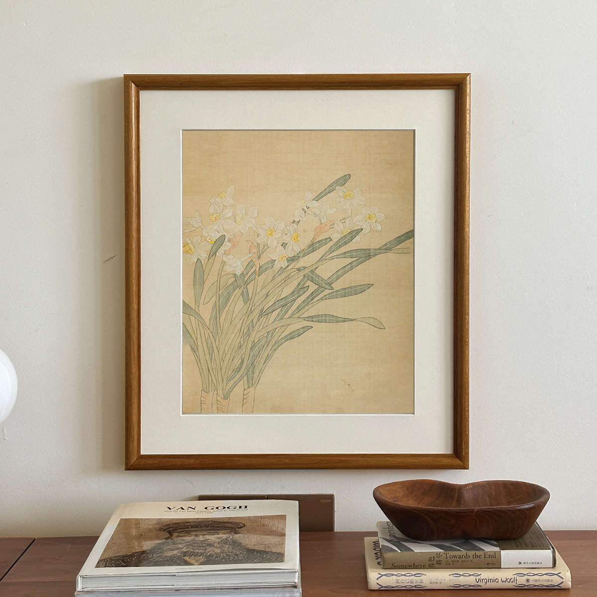 新中式客厅装饰画复古花鸟挂画餐厅卧室床头壁画书房茶室玄关墙画