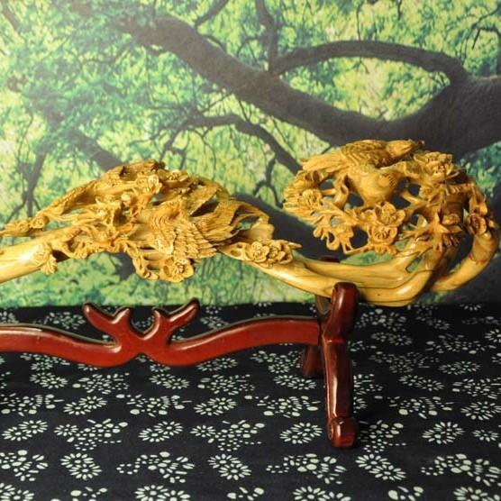 福临桃木如意摆挂件如意精雕桃木如意摆件肥城桃木剑工艺