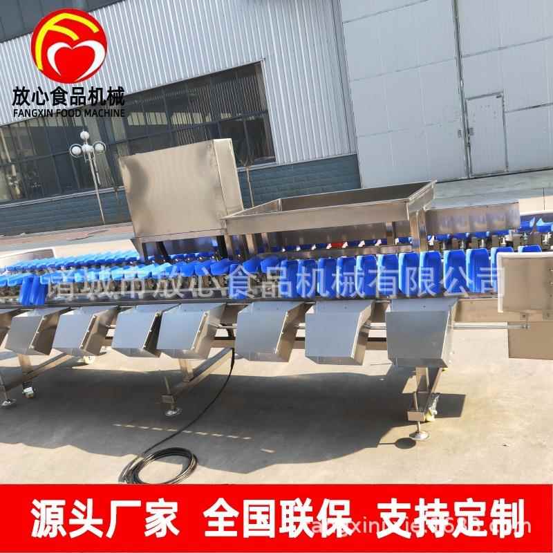 鸡爪鸡翅鸡分腿重量EKO分机海鲍鱼称重拣机海鲜托盘选式牡参蛎分