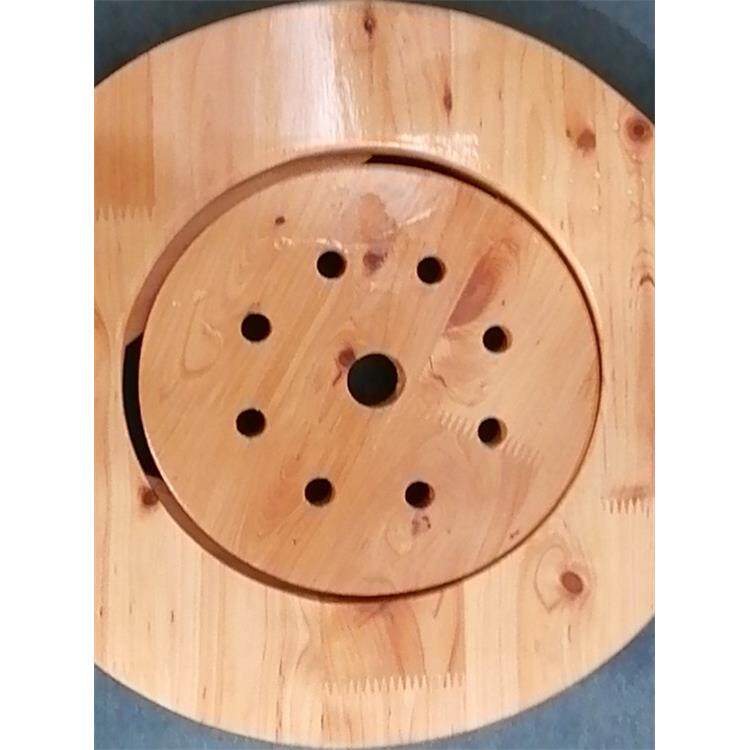 足浴桶熏蒸花园盖凳子深泡家用足浴蒸三脚架木桶配件手工盖直径33