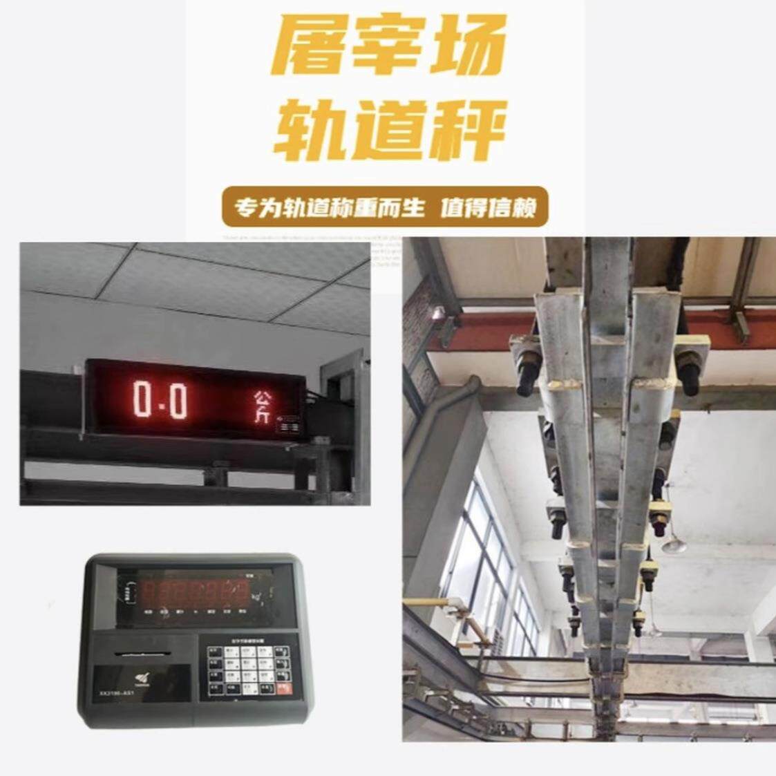 克纳斯屠宰车间电子轨道秤屠宰厂猪牛羊肉电子称肉联厂静态秤