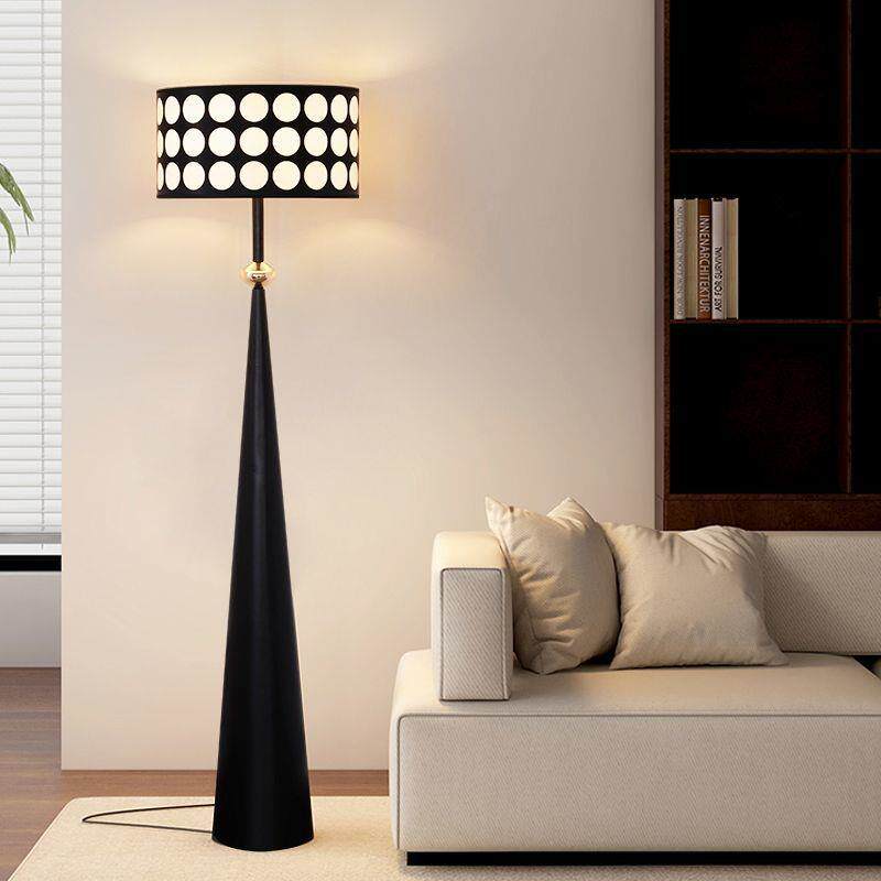 茶几台灯旁边无线充电角中古卧室床头柜法式落地灯客厅带一体沙发