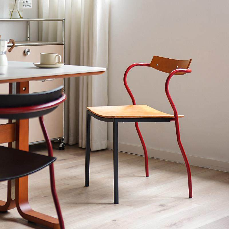 北欧实木餐椅靠背扶手椅凳子家用现代简约设计师中古休闲餐桌椅子,住宅家具,餐椅,淘宝优惠券,粉丝福利购,淘宝优惠卷