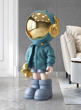 大型宇航员落地摆件客厅电视柜旁边太空人家居装饰品乔迁新居礼品