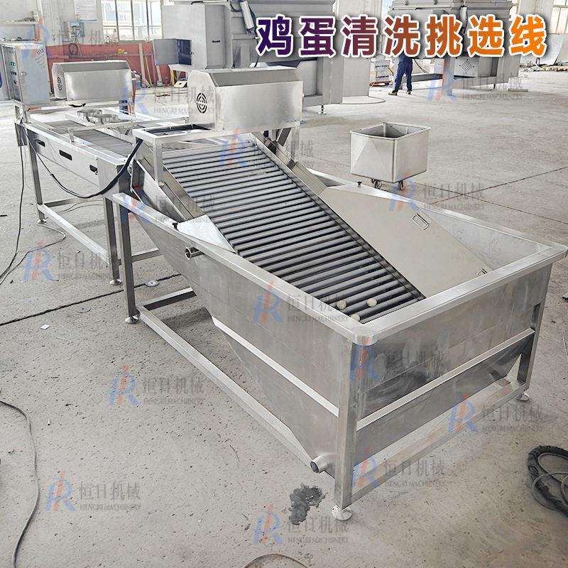 滚杠式白蛋挑选机鸡蛋挑选机蛋品加工设备去壳鹌鹑蛋清洗挑选线