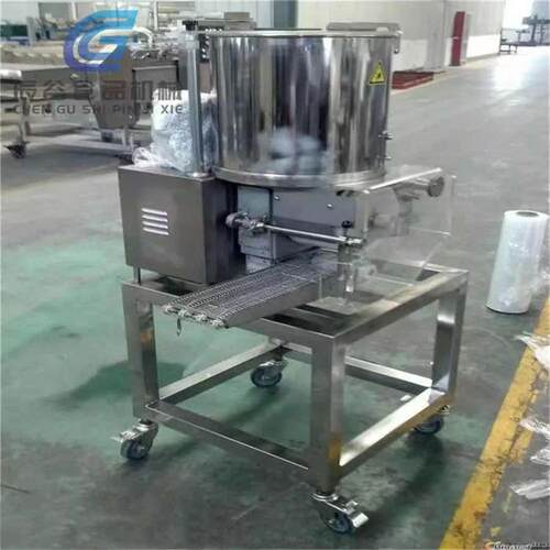 速冻虾排成型机汉堡肉饼成型机压肉馅饼机 不锈钢圆形肉饼成型设