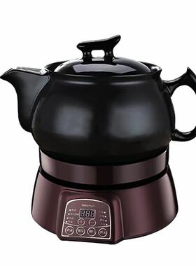 新款凉茶康功夫容量煲汤四大升能多功可调自动底全盘熬中药砂锅高