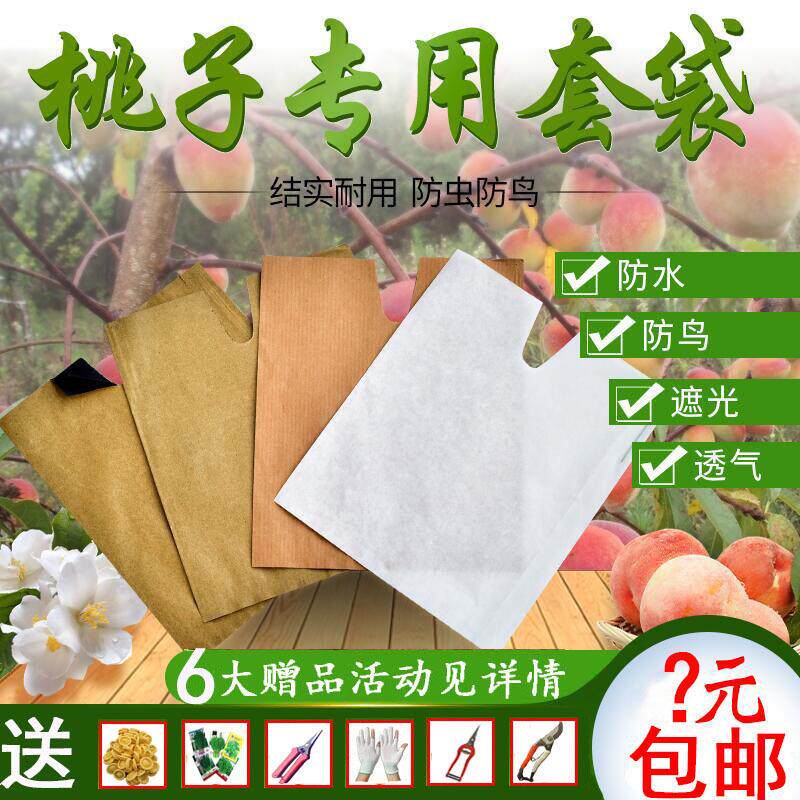 桃子专用套袋桃袋子油桃毛桃黄桃套袋冬桃蟠桃水果套袋果袋水蜜桃