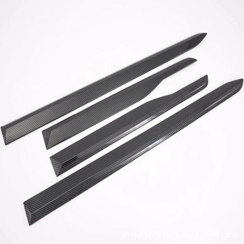 19胜达门边条车身饰条改装 适用现代新胜达车门防擦防撞装饰亮片M