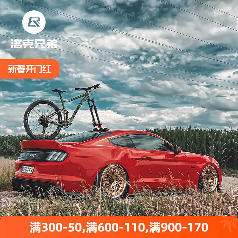 洛克兄弟吸盘式车顶架车载汽车行李架强力吸附山地公路自行车装备