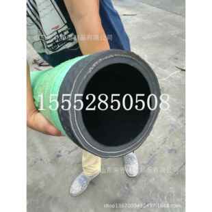 抗洪抗旱钢丝螺纹橡胶管DN100 300mm黑色输水排泥抽沙橡胶钢丝管