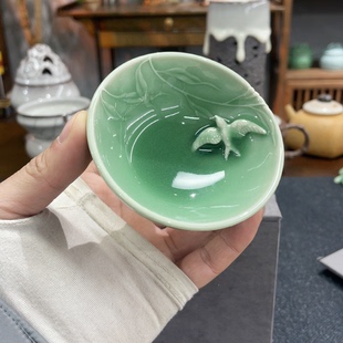 徐志伟老师《柳燕南飞》手工杯