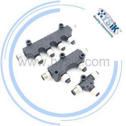 NMEA2000船用连接器A-code公转母防水IP68游艇配件水下2米