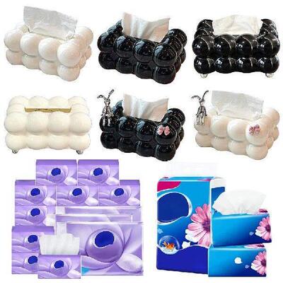 Cloud Tissue Box Minimalist Bubble Tissue Holder Creative