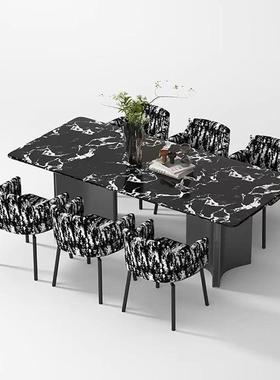 意式极10736简不锈钢椅子可高端家用餐艺厅椅布凳子书办桌公洽谈