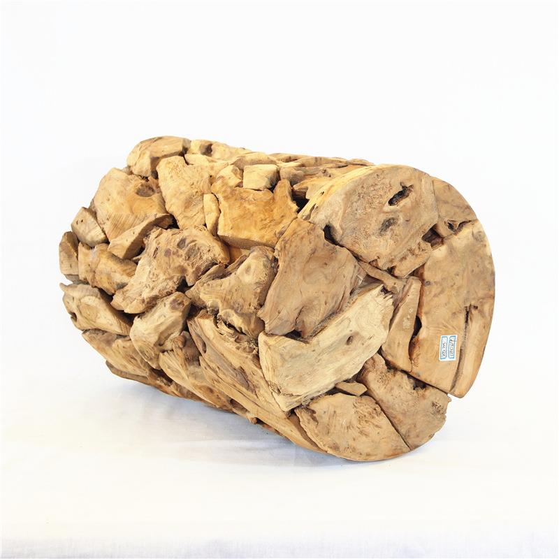厂家销售手工制作朽木树酒根拼接仿古CFTB1906圆凳家座凳民居宿店