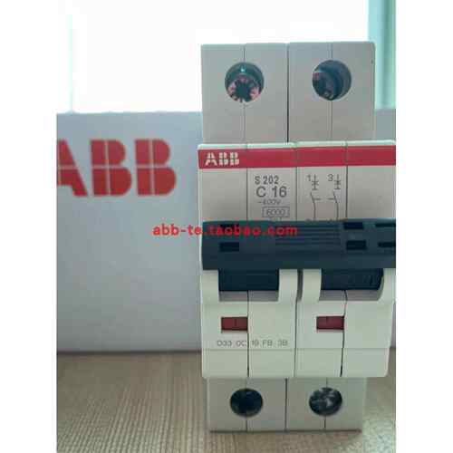 ABB空气开关断路器S202-C6 C10 C13 C20 C25 C32 C63一极保护开关