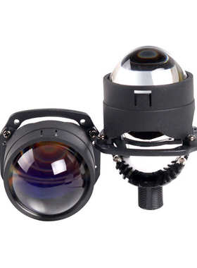 三为车灯SANVI黑卫士2.5寸无损蓝膜LED双光透镜大灯35W 6000K大灯