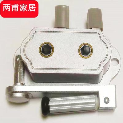 升降晾衣架配件手摇器钢丝绳转角阳台晒衣架式铝制全套摇杆绞盘。