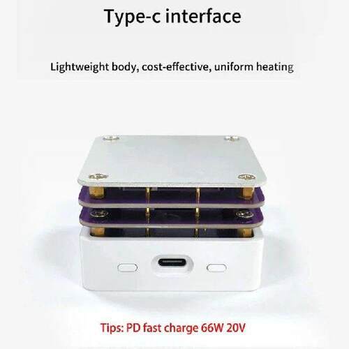 G3061 PD65W Mini Hot Plate Digital Soldering Preheating