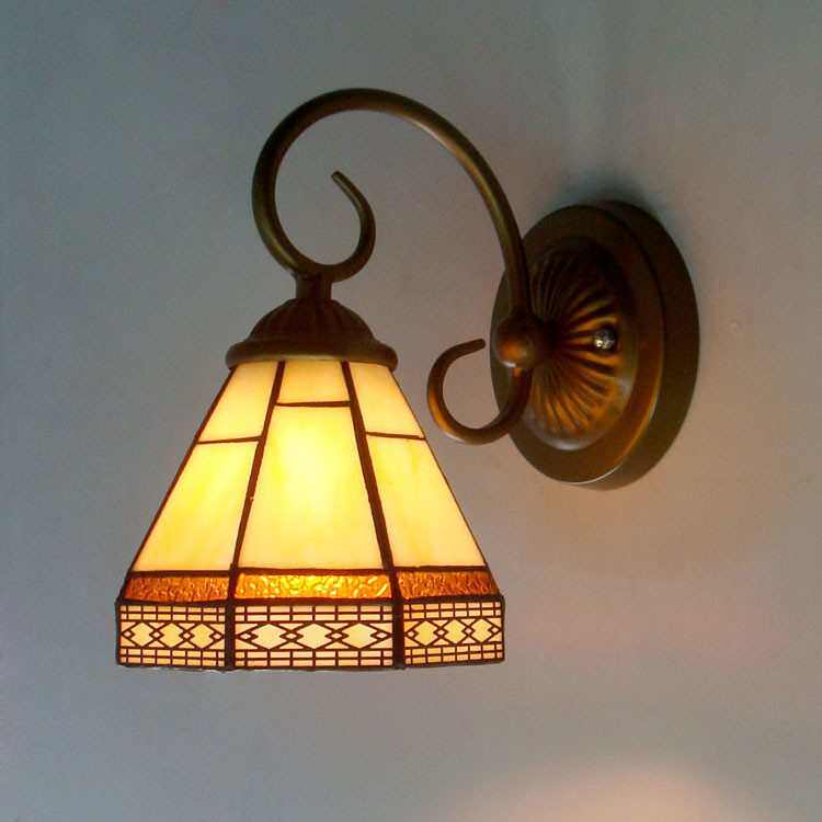 床头壁灯批发蒂凡尼简约仿古照明led酒店过道卧室床头壁灯走廊灯