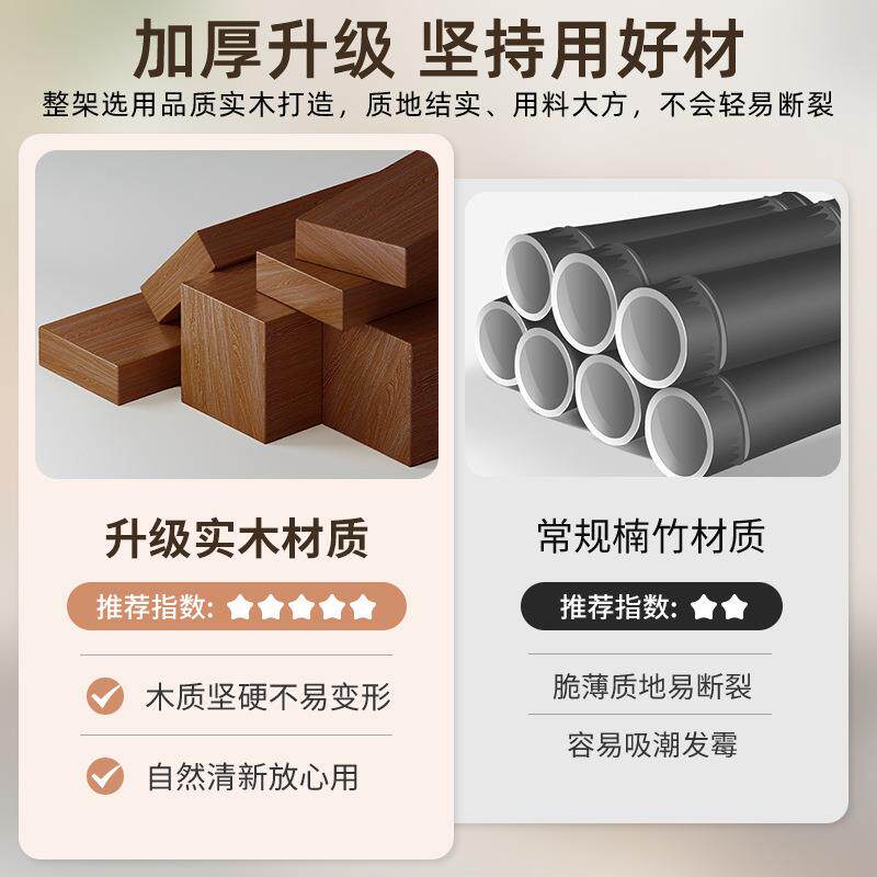 茶茶具EF27置物架桃全木小推车茶叶杯收纳架可移动茶水柜实胡木茶