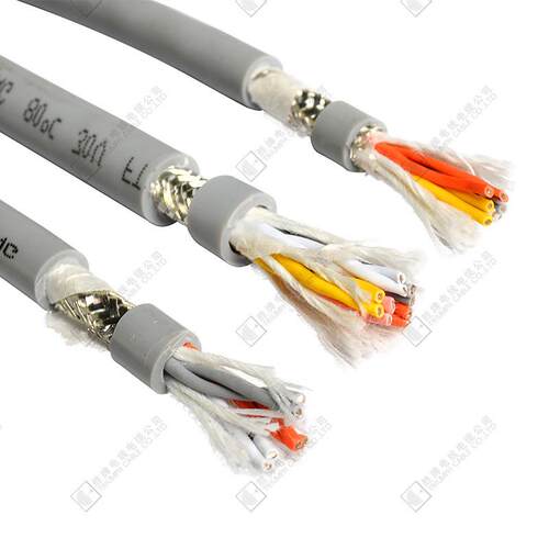 美规认证电缆 UL20276#24AWG/6C双绞屏蔽拖链线 超柔环保机器人线