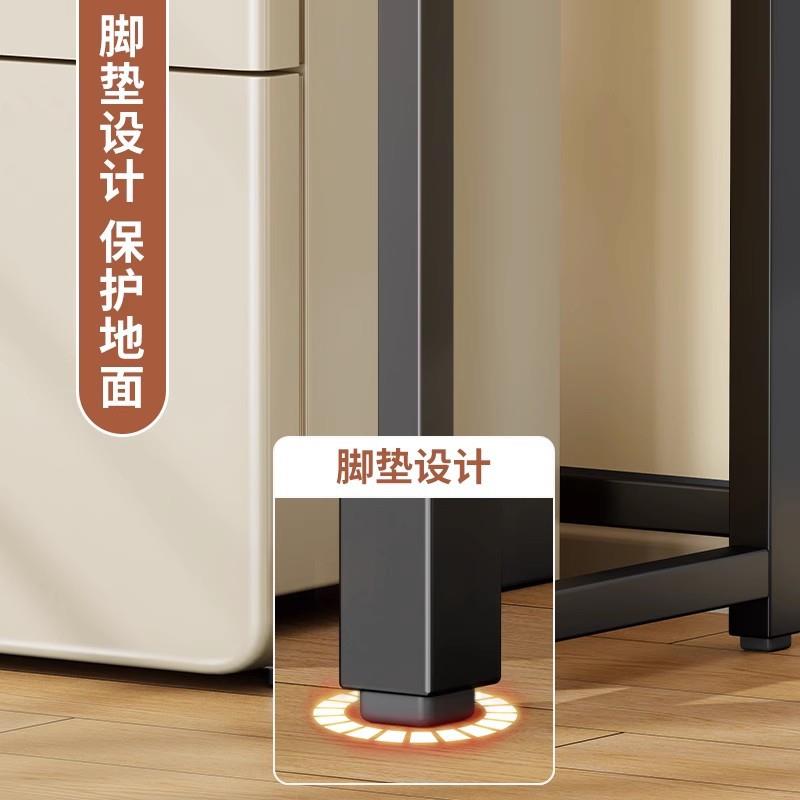 厨房落地微波炉置物架小型冰箱上方架子家用消毒柜洗碗机收纳架子