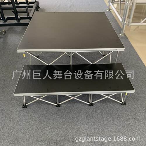 室内快装铝合金舞台航空箱折叠舞台厂家