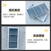 排水沟盖板钢格板栅板格栅防臭304厂家不锈道格下水不锈钢防滑