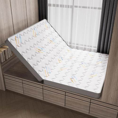 床垫家用可折叠天然乳胶护脊加硬棕垫薄床垫子榻榻米棕榈双人床垫