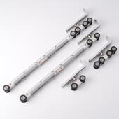 锌合金静极窄推拉门滑向缓冲静音轮凹轮双斜轮锌合吊金玻璃移门吊