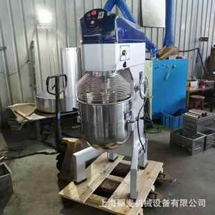 大型自动升降带推车馅料搅拌器打蛋机和面机 商用80L升食品搅拌机