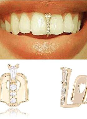 Fashion Crystal Teeth Caps Unisex Hip Hop Teeth Cover Case