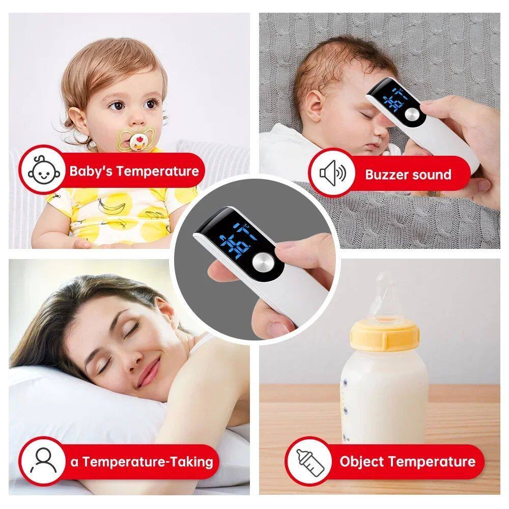 Infrared Fever Thermometer LCD Non-Contact Digital - Product image 3