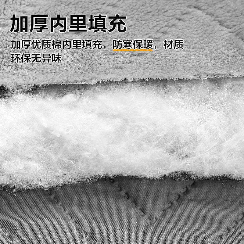 隔防法兰绒门寒挡风夹棉室内秋冬季免打孔断门帘加帘静音保温保暖