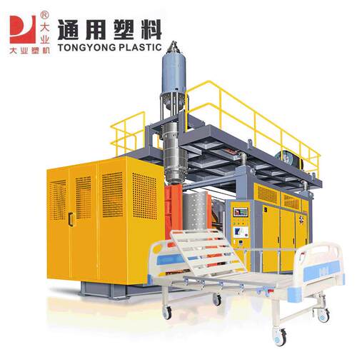 100型全自动中空挤出成型吹塑机可生产医院塑料床头板。吹塑灯笼