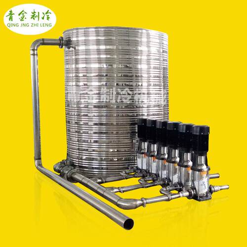 大容量冷水泵站水路系统 一体化泵站 青金制冷品牌供应商厂家