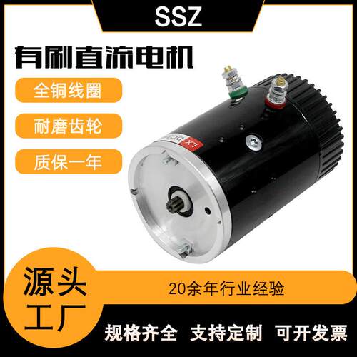 电机1.62.2w铜机芯动力单元电机液压油泵环卫车拉胚车用马达