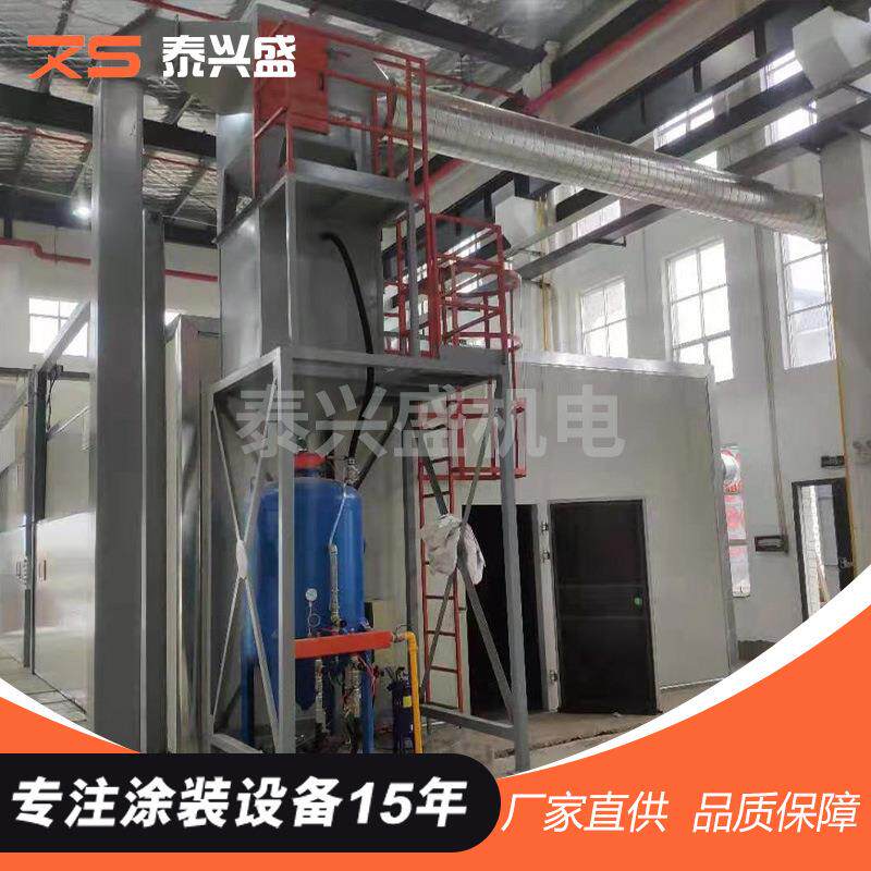 厂家直供大型绿色喷砂房除锈去氧化皮去油脂大型喷锌房生产厂家