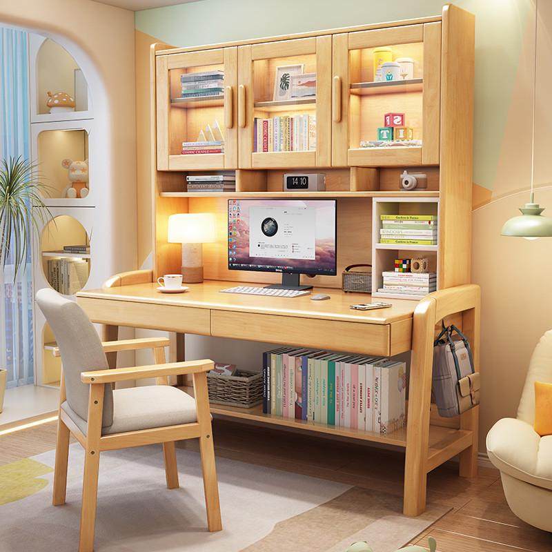 轻奢实木办公桌家用电脑桌简约书桌靠墙家用书房写字桌卧室学习桌,商业/办公家具,办公电脑桌,淘宝优惠券,粉丝福利购,淘宝优惠卷