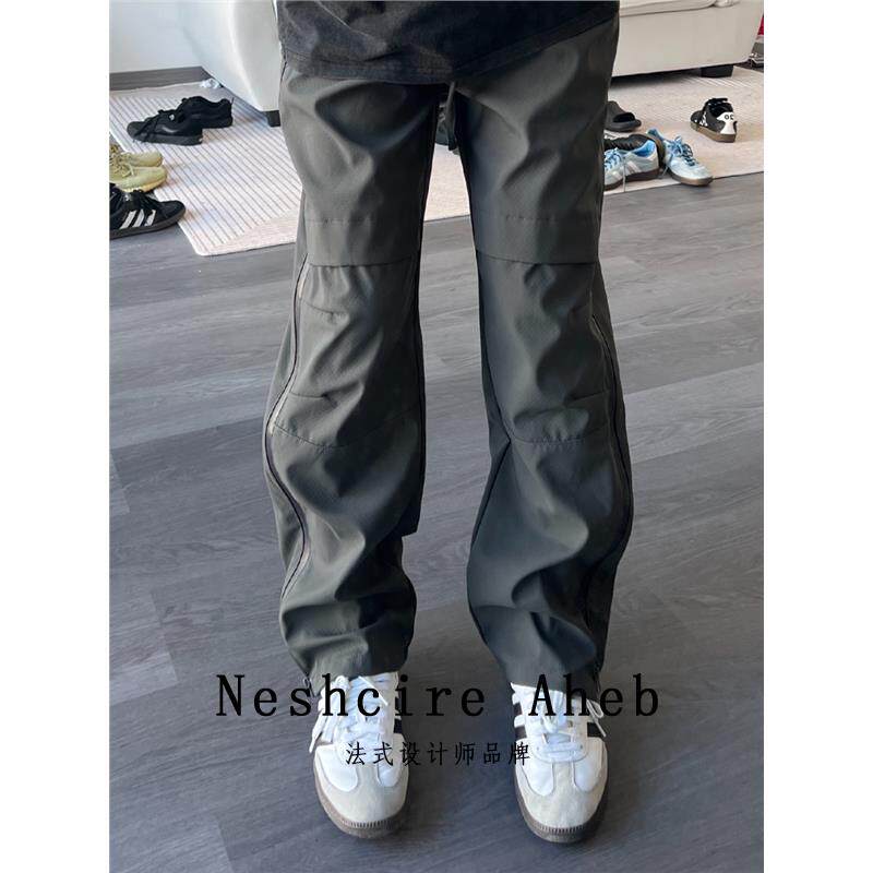 Neshcire Aheb 美式轻耐磨工装裤男士春秋季2025新款高街冲锋裤