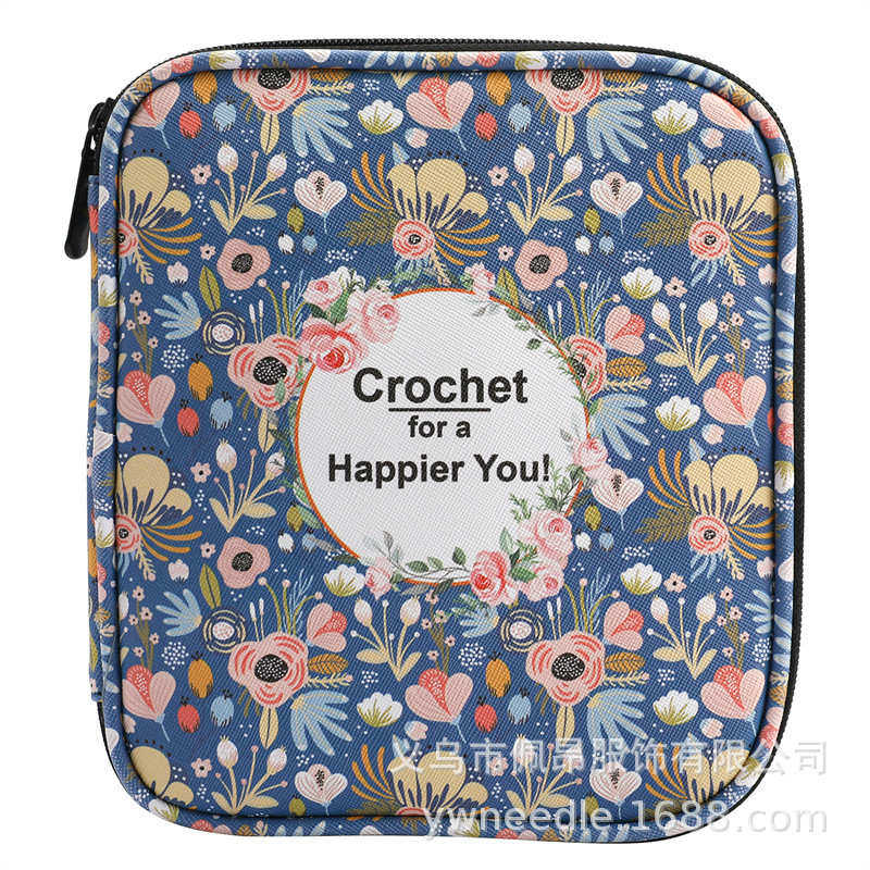 新款钩针套装双色钩针加蓝柄蕾丝钩针套装及配件蓝色碎花包组合,居家布艺,线盒,淘宝优惠券,粉丝福利购,淘宝优惠卷